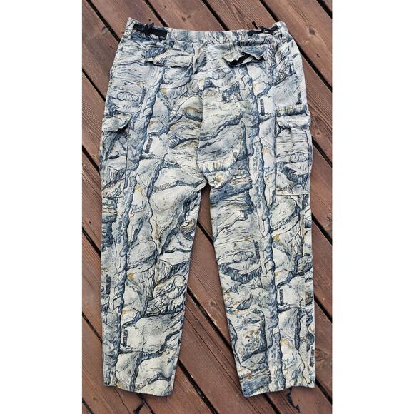 Vintage Backlander Backland Camo Hunting Pants Mens Large Made In USA - Picture 9 of 10